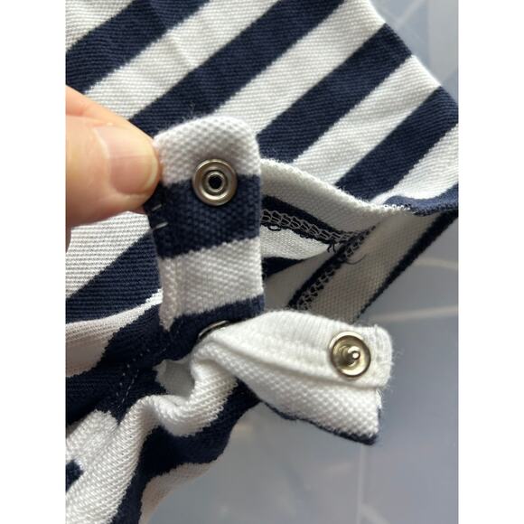 Ralph Lauren Baby Boys Patriotic SS Bodysuit Collar Polo BIg Logo 3 Mos - Picture 9 of 11